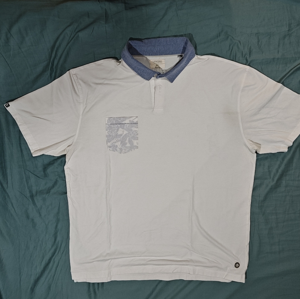 Men's Linksoul Polo Shirt with Blue Collar